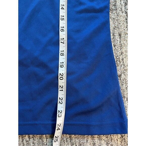 Sport Tek Women’s Size Small Short Sleeve Polo Shirt Blue V Neck‎ Collared NWOT - Picture 6 of 7